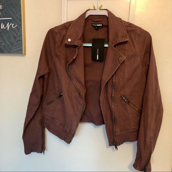 Mauve Crop Jacket - Picture 5 of 5